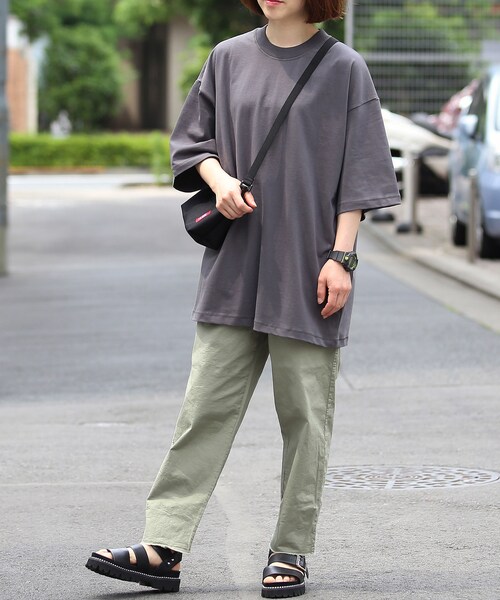 BOYSHE（ボーイシー）の「★NEW color★シルケットコットン ビックシルエット 半袖Tシャツ（Tシャツ/カットソー・レディース・その他）」の10枚目の写真