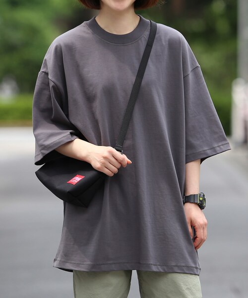BOYSHE（ボーイシー）の「★NEW color★シルケットコットン ビックシルエット 半袖Tシャツ（Tシャツ/カットソー・レディース・その他）」の2枚目の写真
