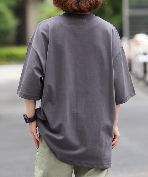 BOYSHE（ボーイシー）の「★NEW color★シルケットコットン ビックシルエット 半袖Tシャツ（Tシャツ/カットソー・レディース・その他）」の11枚目の写真