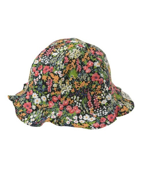 Bijoux & Bee（ビジューアンドビー）の「UVチューリップリバーシブルハット（ハット・キッズ・ブラック/レッド/その他/ホワイト/ピンク/グリーン・42-44/44-46/46-48）」の6枚目の写真