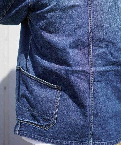 Rinajour（リナジュール）の「【先行予約】Rinajour(リナジュール)MEN'S カバーオール（ジャケット/アウター・メンズ・KINARI/BLACK/INDIGO・S/M/L/XL）」の6枚目の写真