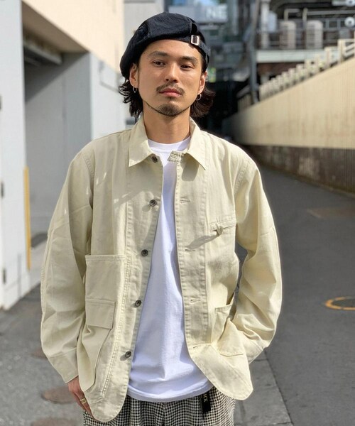 Rinajour（リナジュール）の「【先行予約】Rinajour(リナジュール)MEN'S カバーオール（ジャケット/アウター・メンズ・KINARI/BLACK/INDIGO・S/M/L/XL）」の12枚目の写真