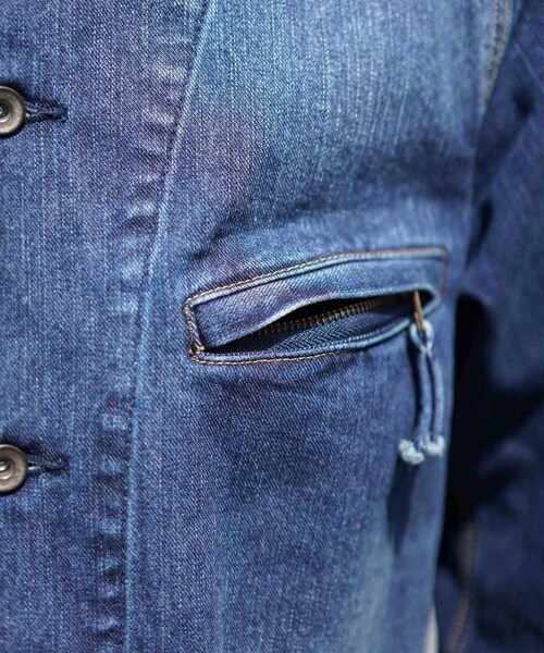 Rinajour（リナジュール）の「【先行予約】Rinajour(リナジュール)MEN'S カバーオール（ジャケット/アウター・メンズ・KINARI/BLACK/INDIGO・S/M/L/XL）」の10枚目の写真