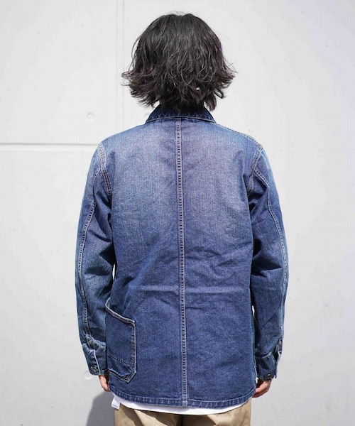 Rinajour（リナジュール）の「【先行予約】Rinajour(リナジュール)MEN'S カバーオール（ジャケット/アウター・メンズ・KINARI/BLACK/INDIGO・S/M/L/XL）」の4枚目の写真