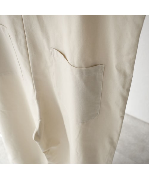 Lavish Gate（ラヴィッシュゲート）の「onepiece-02016　リネン混　サロペット　エクリュ　チャコール（ワンピース・レディース・その他）」の10枚目の写真