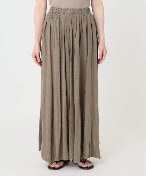 Deuxieme Classe J-LINEN ロングスカート　ベージュ Deuxieme Classe（ドゥーズィエムクラス）の「J-LINEN ロングスカート