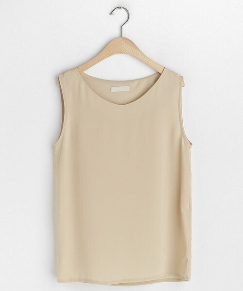 DHOLIC（ディーホリック）の「Vネックスリーブレス（タンクトップ・レディース・ホワイト/ベージュ/ブラック/グリーン・FREE）」の3枚目の写真