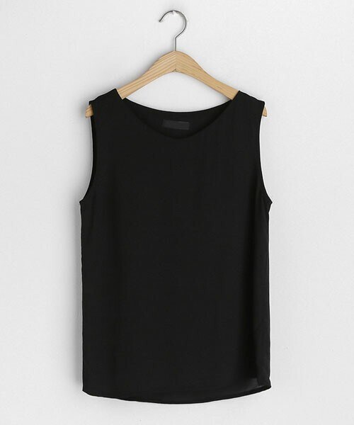 DHOLIC（ディーホリック）の「Vネックスリーブレス（タンクトップ・レディース・ホワイト/ベージュ/ブラック/グリーン・FREE）」の2枚目の写真