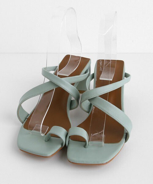 DHOLIC（ディーホリック）の「クロスサムループサンダル（サンダル・レディース・ホワイト/ブラック/グリーン・230/235/240/245/250）」の3枚目の写真