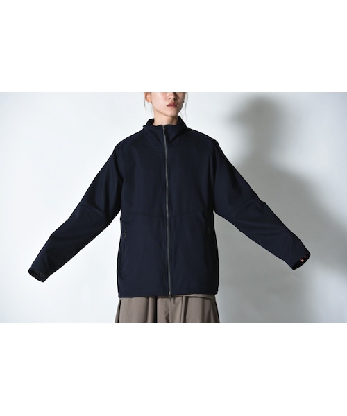 YANTOR（ヤントル）の「YANTOR Torowool Track Jacket（その他アウター・レディース・ホワイト/ブルー/グレー・M）」の3枚目の写真