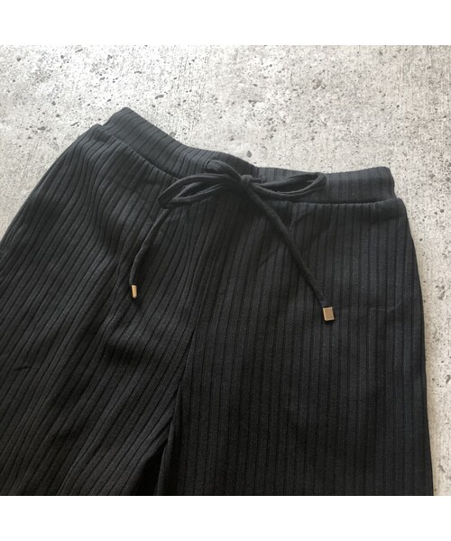 copine（コピン）の「ゆるっとカジュアル！リブワイドリラックスパンツ（2size）【クリックポスト対象商品】（その他パンツ・レディース・その他）」の14枚目の写真