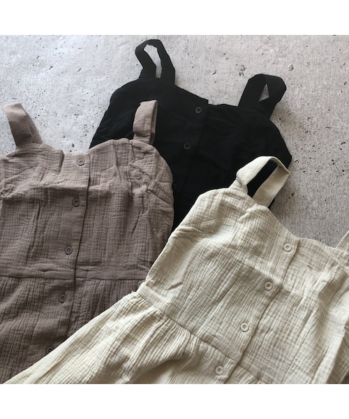 copine(コピン)の「【スペシャルプライス!定価3850円→1430円】楽な着心地バックゴム!フロントボタンシンプルロングワンピース(3color)(ワンピース・レディース・その他)」の14枚目の写真