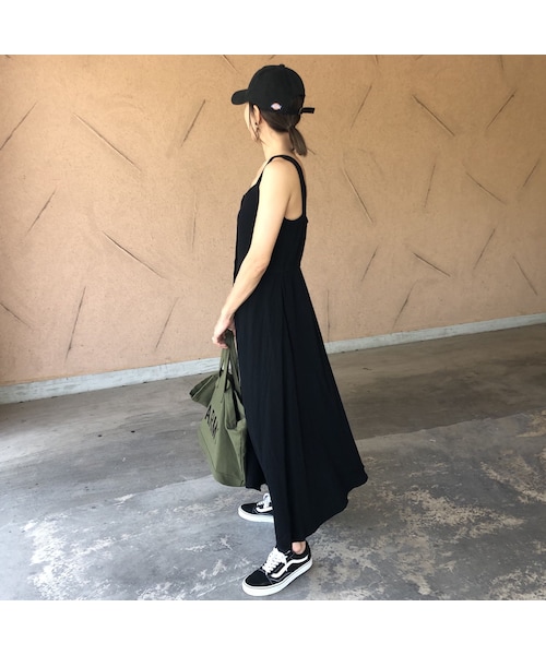 copine(コピン)の「【スペシャルプライス!定価3850円→1430円】楽な着心地バックゴム!フロントボタンシンプルロングワンピース(3color)(ワンピース・レディース・その他)」の2枚目の写真