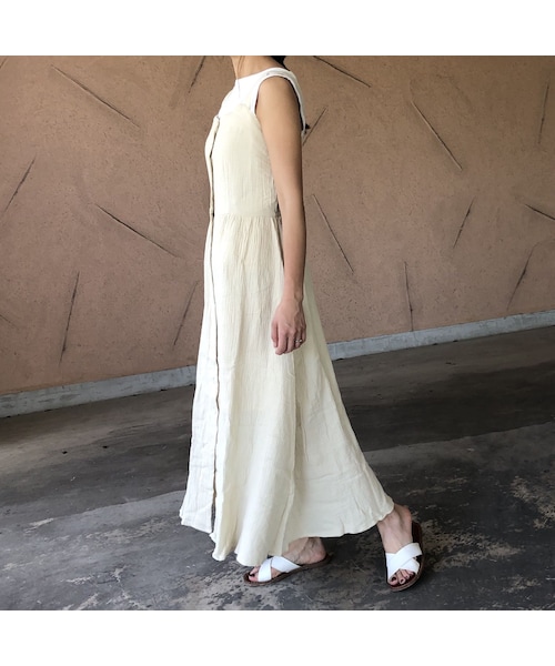 copine(コピン)の「【スペシャルプライス!定価3850円→1430円】楽な着心地バックゴム!フロントボタンシンプルロングワンピース(3color)(ワンピース・レディース・その他)」の9枚目の写真