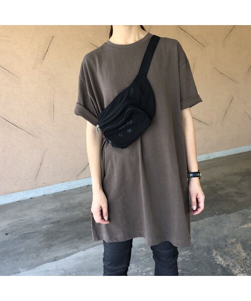 copine（コピン）の「ゆったりオーバーサイズ！バックスリットシンプルビッグTシャツ(3color)【クリックポスト対象商品】（Tシャツ/カットソー・レディース・その他）」の8枚目の写真