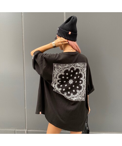 no brand（ノーブランド）の「MERMOを探せ!!!paisleyT#6008（Tシャツ/カットソー・レディース・その他）」の2枚目の写真