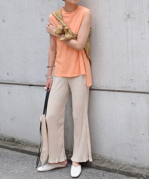 no brand（ノーブランド）の「カラーノースリカットPO（Tシャツ/カットソー・レディース・その他）」の4枚目の写真