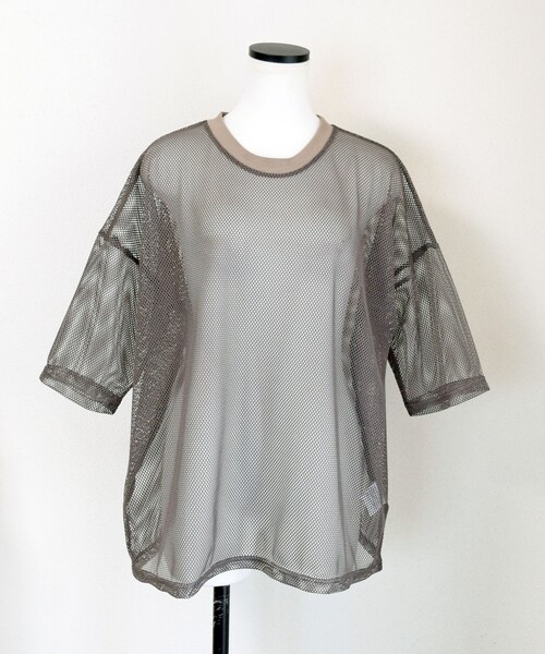no brand（ノーブランド）の「メッシュレイヤードTEE（Tシャツ/カットソー・レディース・その他）」の11枚目の写真