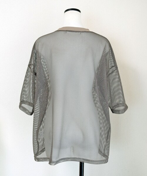 no brand（ノーブランド）の「メッシュレイヤードTEE（Tシャツ/カットソー・レディース・その他）」の12枚目の写真