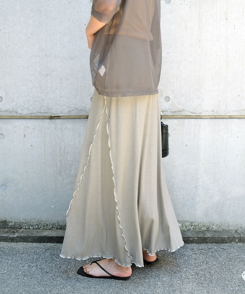 no brand（ノーブランド）の「ヴィンテージリブマキシSK（スカート・レディース・その他）」の7枚目の写真