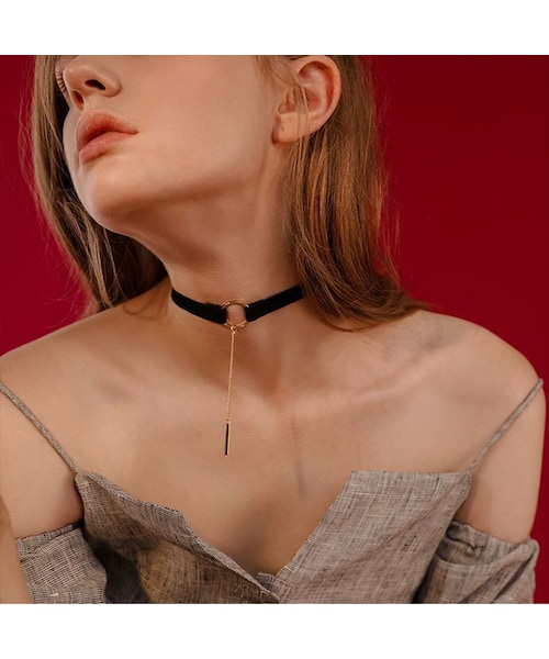 ノーブランド シルバー925 ネックレス チョーカー 時計