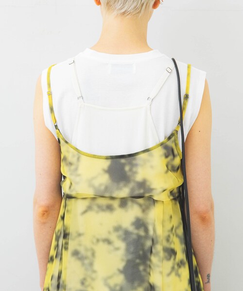 STUDIOUS（ステュディオス）の「タイダイレイヤードキャミソール  