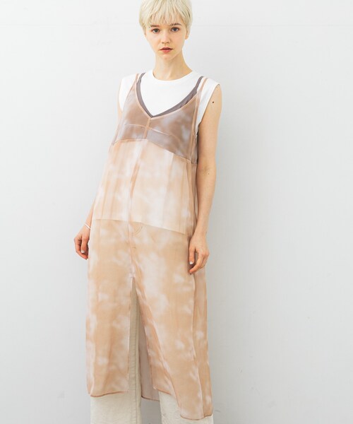 STUDIOUS（ステュディオス）の「タイダイレイヤードキャミソール  