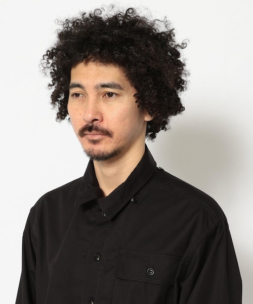 Engineered Garments(エンジニアードガーメンツ)の「MC Shirt Jacket High Count Twill /Engineered Garments/エンジニアド ガーメンツ(ジャケット/アウター・メンズ・BLACK/KHAKI・S)」の7枚目の写真