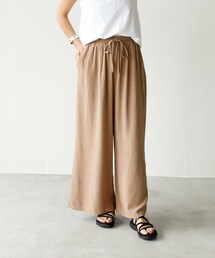 Auntie Rosa Holiday | 麻リラックスワイドパンツ(その他パンツ)