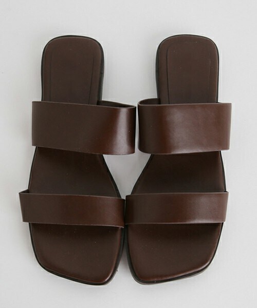 DHOLIC（ディーホリック）の「ダブルストラップサンダル（サンダル・レディース・ホワイト/シルバー/ブラウン/ブラック/ベージュ・225/230/235/240/245/250）」の3枚目の写真