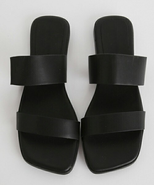 DHOLIC（ディーホリック）の「ダブルストラップサンダル（サンダル・レディース・ホワイト/シルバー/ブラウン/ブラック/ベージュ・225/230/235/240/245/250）」の2枚目の写真