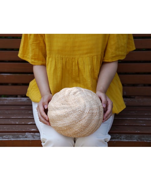 KENT HAT(ケントハット)の「麦わらフレンチクルーラーベレー(ハンチング/ベレー帽・レディース・その他)」の2枚目の写真