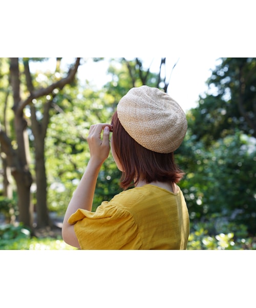KENT HAT(ケントハット)の「麦わらフレンチクルーラーベレー(ハンチング/ベレー帽・レディース・その他)」の4枚目の写真