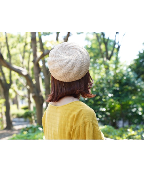 KENT HAT(ケントハット)の「麦わらフレンチクルーラーベレー(ハンチング/ベレー帽・レディース・その他)」の5枚目の写真