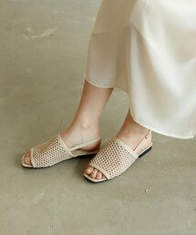 VACANCY | フィッシュネットフラットサンダル(サンダル)