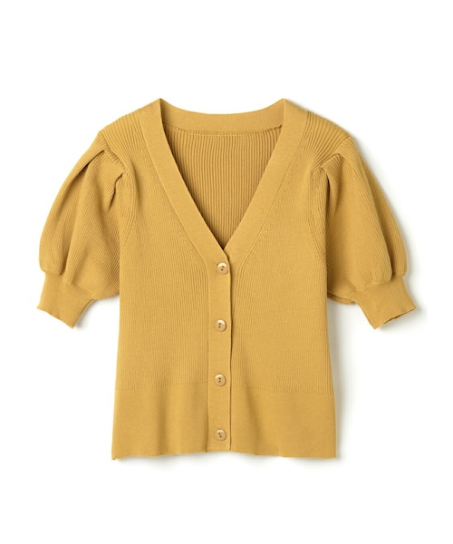 Grl グレイル の パフスリーブ半袖カーディガン カーディガン ボレロ Wear