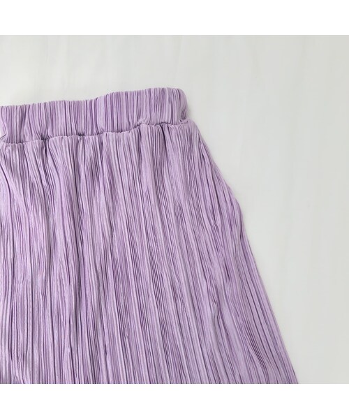 cache cache（カシュ カシュ）の「ロングスカート（ブラック／パープル）（スカート・キッズ・その他）」の4枚目の写真