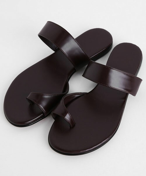 DHOLIC（ディーホリック）の「フラットトングサンダル（サンダル・レディース・ホワイト/ブラック/ブラウン・225/230/235/240/245/250）」の3枚目の写真