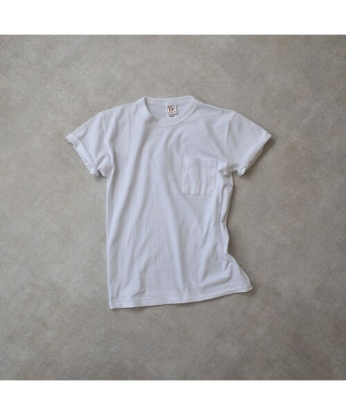 Lavish Gate(ラヴィッシュゲート)の「nh-tops-02159 ポケット付き バックメッセージ Tシャツ(Tシャツ/カットソー・レディース・その他)」の6枚目の写真