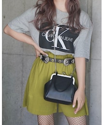 A.D.G | Pleats High-Waist Short Pants (green tea)(その他パンツ)