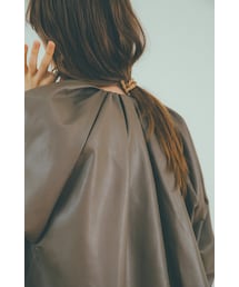 CLANE（クラネ）の「CLANE クラネ “EGG FAKE LEATHER JACKET