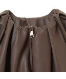 クラネ EGG FAKE LEATHER セットアップ  20AW ブラウン S クラネ EGG FAKE LEATHER セットアップ 20AW ブラウン S