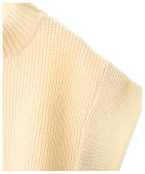 CLANE（クラネ）の「CLANE クラネ “SQUARE SLEEVE KNIT VEST” スクエアスリーブニットベスト（ベスト・レディース・その他）」の8枚目の写真