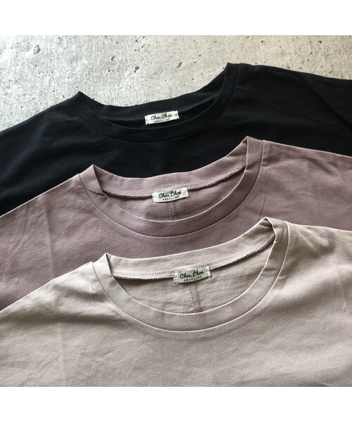 copine（コピン）の「柔らか肌触り！バックスリットビッグtシャツ(3color)【クリックポスト対象商品】（Tシャツ/カットソー・レディース・その他）」の13枚目の写真