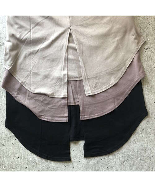 copine（コピン）の「柔らか肌触り！バックスリットビッグtシャツ(3color)【クリックポスト対象商品】（Tシャツ/カットソー・レディース・その他）」の15枚目の写真