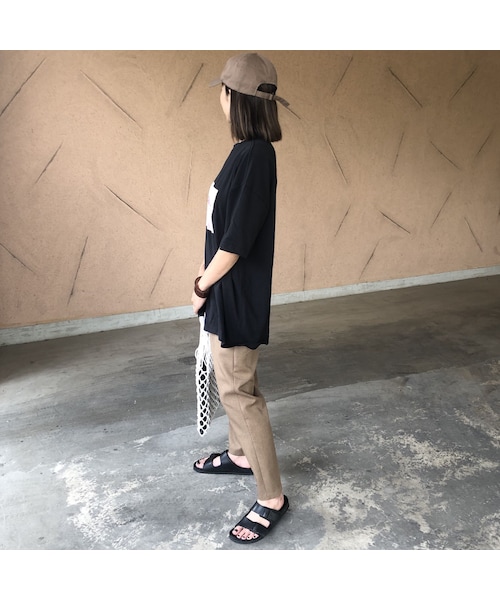 copine（コピン）の「再入荷！ユニセックス！バックラベル付プリントビッグtシャツ(2color)【クリックポスト対象商品】（Tシャツ/カットソー・レディース・その他）」の6枚目の写真