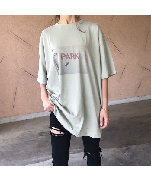 copine（コピン）の「再入荷！ユニセックス！バックラベル付プリントビッグtシャツ(2color)【クリックポスト対象商品】（Tシャツ/カットソー・レディース・その他）」の7枚目の写真