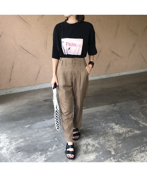 copine（コピン）の「再入荷！ユニセックス！バックラベル付プリントビッグtシャツ(2color)【クリックポスト対象商品】（Tシャツ/カットソー・レディース・その他）」の4枚目の写真