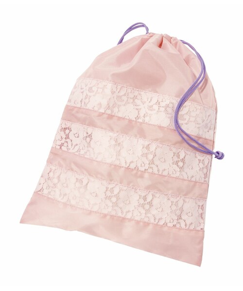 Peach John ピーチジョン の ｐｊ ｒｏｏｍ レーシィボーダー巾着ポーチ バッグ Wear