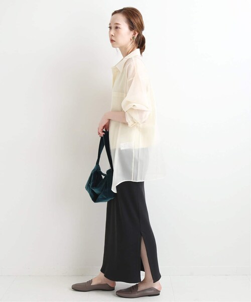 IENA(イエナ)の「《追加》テレコリブスカート◆(スカート・ブラック A/36/38/在庫なし)」の21枚目の写真